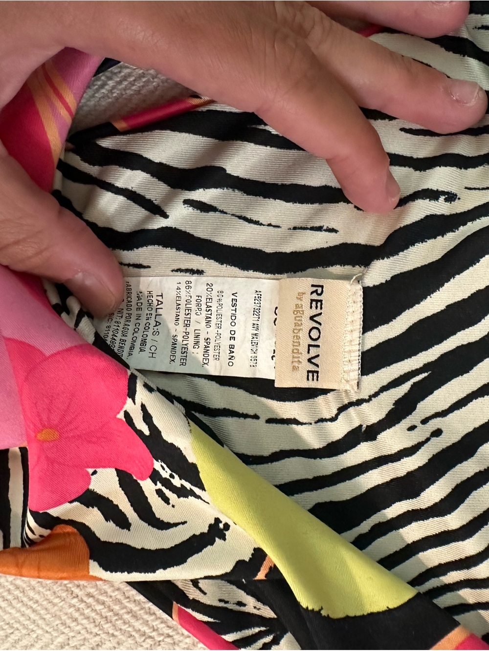 AGUA BENDITA x REVOLVE Lucille Bikini Top in Multi - Picture 3 of 3